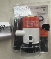 Seaflo 01 Series Bilge Pump 500 GPH Appx Submersible Water Pump Boat Yacht Pond