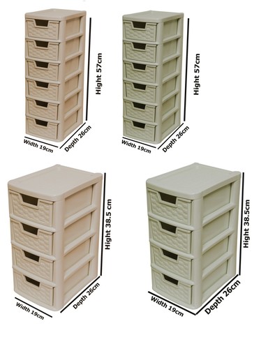 Plastic rattan effect mini - plastic,