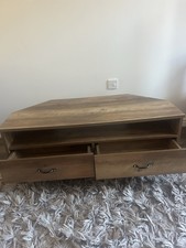 Fulton Pine Effect Corner TV Unit for TVs up to 50"