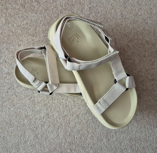 Zara ecru flatform - flatform, sporty