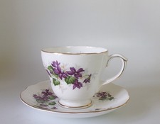 DUCHESS VIOLETS  TEA CUP &