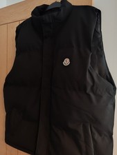 Men's Black Designer Gilet Size XL New