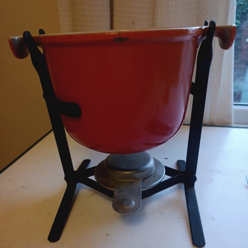 Creuset fondue set - le,
