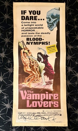 Ingrid pitt signed vampire - pitt,