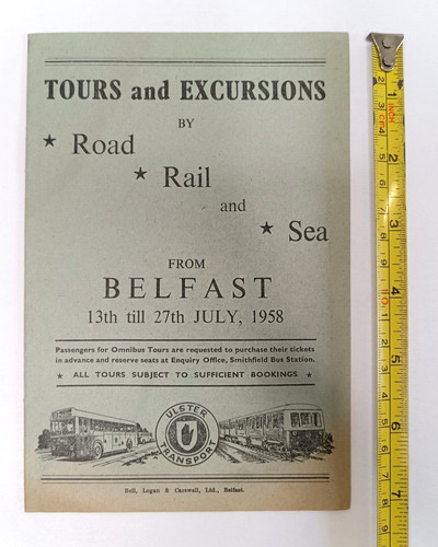 1958 tours excursions - tours,