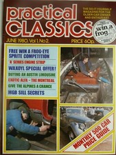 PRACTICAL CLASSICS, JUN 80 feat ALFA MONTREAL, MGB, ALPINE, AUSTIN PRINCESS+MORE