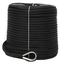 3/8 Inch 300ft Black Double
