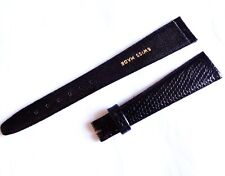 Vintage Rare 1960s Swiss Made 16 mm Lizard Skin & Leather Watch Strap