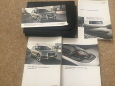 AUDI Q5 INC HYBRID (2012-2016) OWNERS MANUAL INC NAV HANDBOOK & WALLET FAST POST