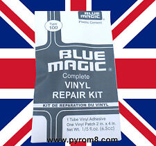 Blue Magic Waterbed Vinyl Repair Kit, Hot Tub, inflatables, pools, airbeds etc