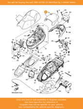 YAMAHA Tandem Seat Assy