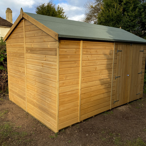 12x8ft wooden garden - wooden,