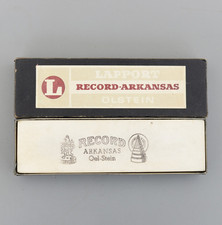Vintage LAPPORT & Sohn Record Arkansas Sharpening Stone Oilstone Germany