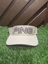 NWOT PING Golf Visor White And