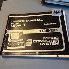 Radio shack TRS-80  Level 1 User Manual Tandy  1977 - micro computer system