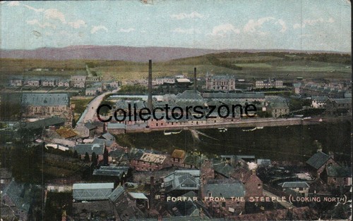 1907 forfar scotland view from - view,