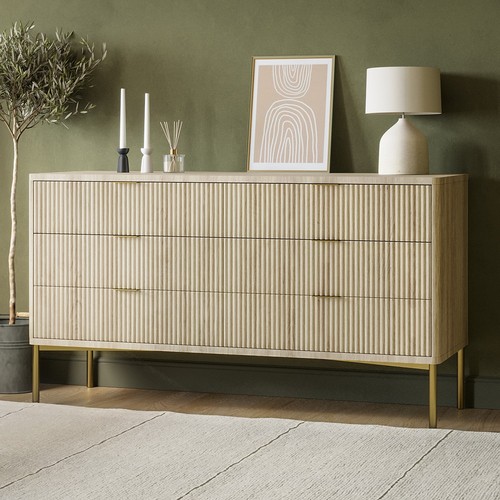 Wide oak ribbed - wide, chest