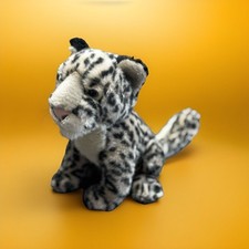 BBC Planet Earth II Leopard Soft Plush Toy 9.5” Cute Stuffed Animal Big Cat Kids