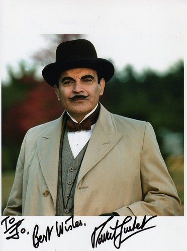 David suchet actor signed - david,