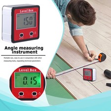 Portable Mini Digital Protractor Inclinometer - Large LCD Screen,for Woodworking