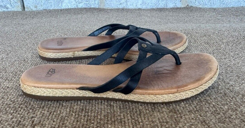 Ugg annice black leather - annice, strap