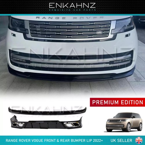 Front rear bumper lip kit - front,