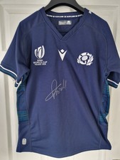 Finn Russell Signed Scotland Rugby Shirt, Six Nations (2) *COA*