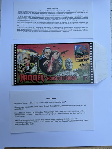 Hammer house horror fdc - of,