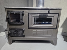 Enameled Cast Iron Stove, Wood