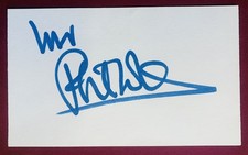 Phil Collins  Genesis Signed Card