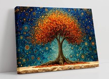 ORANGE TREE OF LIFE SWIRL