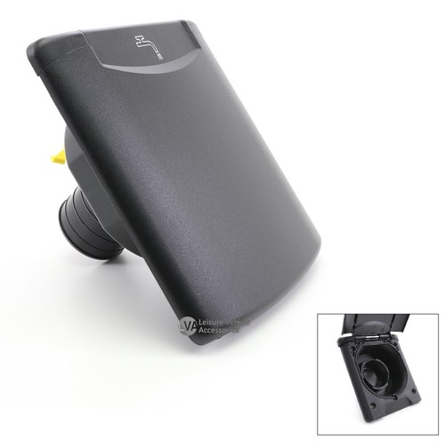 Black external water inlet - black,