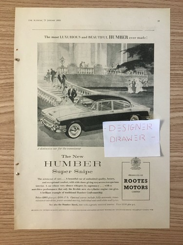 Humber super snipe - super, cars