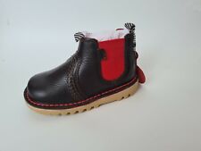 Kickers Kick Chels Leather IM Infant Boots - Dark Brown