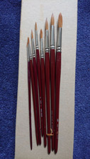 Sable artists  hobbyists sable series 17 paint brushes lp brush co various sizes