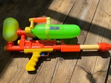 Vintage 1990 Larami Super Soaker 2000 90s Double Barrel Rare Water Pistol Retro