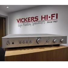 Rotel RA-01 Analogue Integrated Amplifier in Silver.