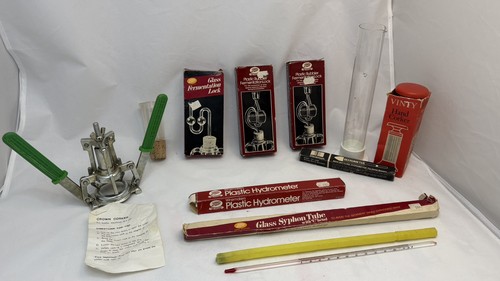 Vintage home brew winemaking - home,