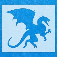 Dragon Stencil: Mylar Airbrush