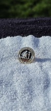 Millwall Remembers White & Gold Poppy Pin Badge