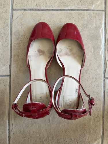Zara basic red patent - zara,