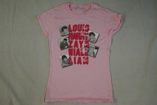 ONE DIRECTION NAMES PHOTO COLLAGE LADIES SKINNY T SHIRT NEW OFFICIAL 1D RARE