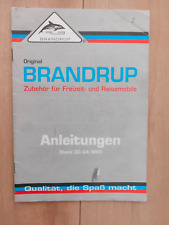 VW T4 / LT Westfalia - Brandrup accessories installation & instruction booklet