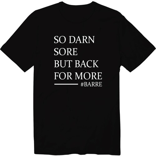 Darn sore but - darn,