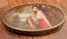 Antique Macfarlane Lang & Co. ? Biscuit / Confectionary Tin Vintage  RARE