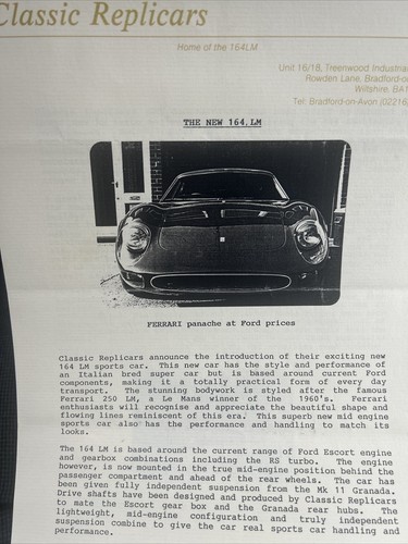 Classic replicars 164lm - classic,