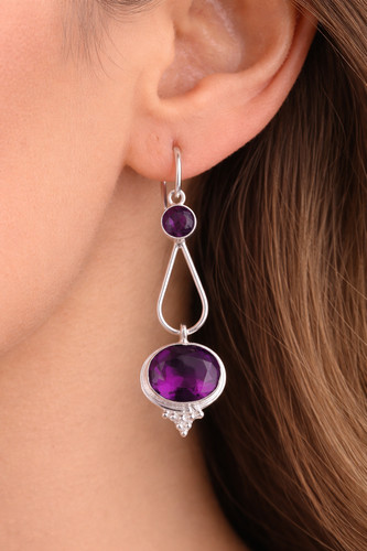 Natural amethyst gemstone 925 - amethyst,
