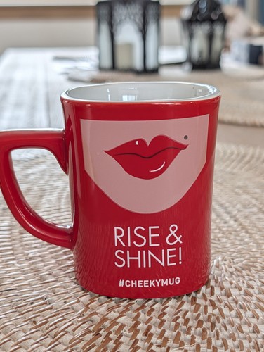 Red nescafe mug genuine - red,