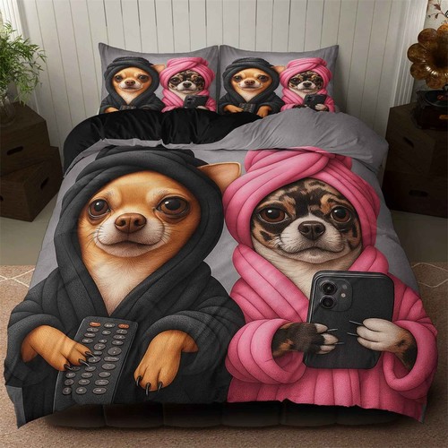 Pajama dog puppy duvet - 3d,