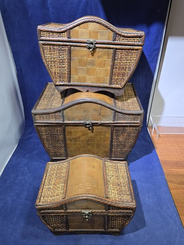 Vintage bamboo rattan - vintage, wicker